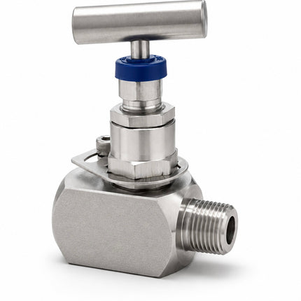 Válvula de aguja para instrumentación con conexión roscada hembra x macho NPT Comfit, 10,000 psi, 316SS