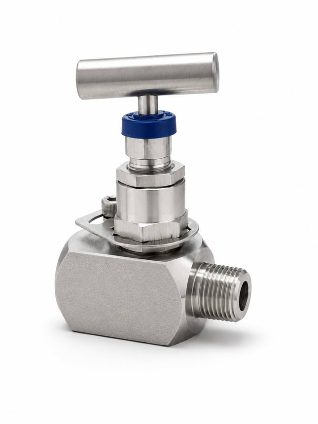 Válvula de aguja para instrumentación con conexión roscada hembra x macho NPT Comfit, 10,000 psi, 316SS