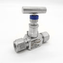 Válvula de aguja para instrumentación con conexión para tubing tipo OD Comfit, 316SS