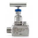 Válvula de aguja para instrumentación con conexión roscada macho x hembra NPT Comfit, 10,000 psi, 316SS