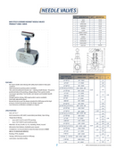 Válvula de aguja para instrumentación con conexión para tubing tipo OD Comfit, 316SS