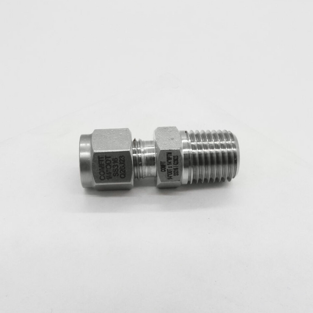 Conector macho para tubing Comfit, 316SS