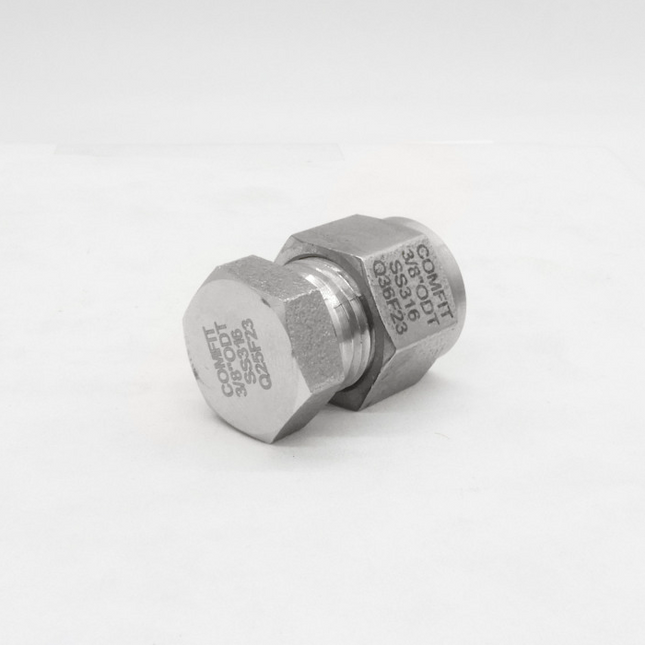 Tapa para tubing tipo OD Comfit, 316SS