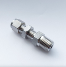 Conector macho para tubing tipo pasamuro Comfit, 316SS