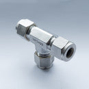 Conector tee tipo OD para tubing Comfit, 316SS