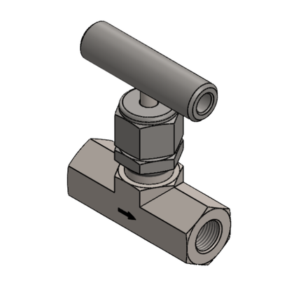 Válvula de Aguja de bonete integral con extremos roscados Comfit, 316SS