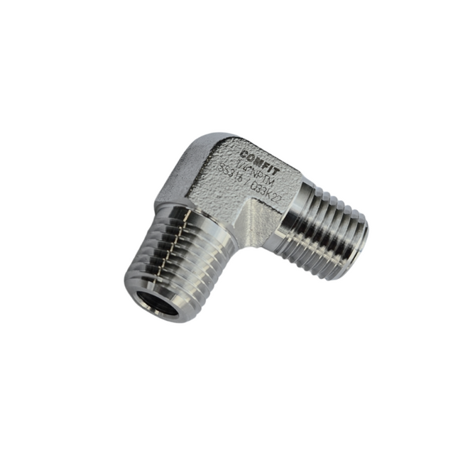 Codo macho MNPT Comfit, 316SS