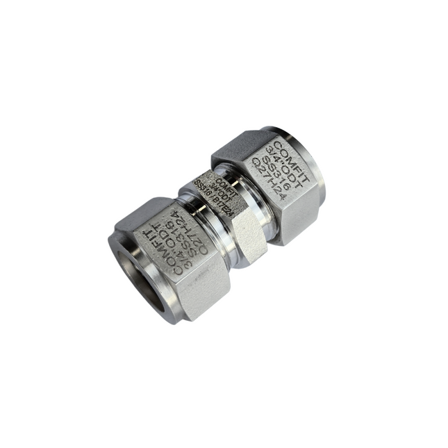 Unión para tubing OD x OD Comfit, 316SS