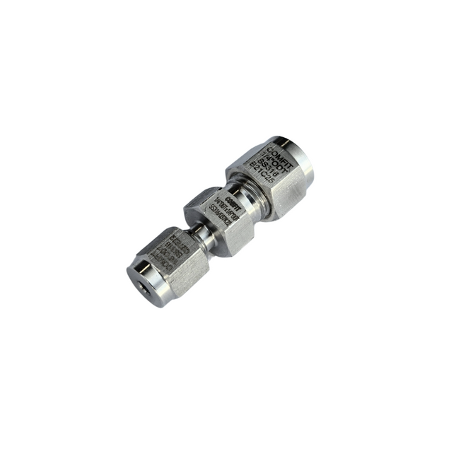 Unión reductora para tubing tipo OD x OD Comfit, 316SS