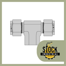 Conector Tee OD x OD x NPT-F para tubing , conexion al centro.