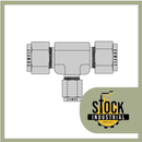 Conector tee reductor tipo OD para tubing.