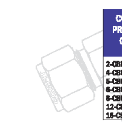 Unión para tubing tipo OD x OD Comfit, tipo pasamuro, 316SS
