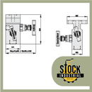 Manifold para instrumentacion de 2 vias, montaje directo C2VIM-DM-02