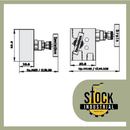 Manifold para instrumentacion de 2 vias, montaje remoto C2VIM-RM-02
