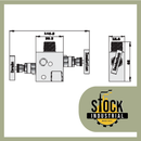 Manifold para instrumentacion de 2 vias, montaje remoto C2VIM-RM-03