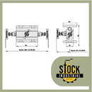 Manifold para instrumentacion de 3 vias, montaje directo C3VIM-DM-03
