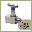 Valvula de aguja para instrumentacion con conexion roscada macho ( Entrada ) x hembra ( salida ) NPT, 6000 psi