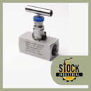 Valvula de aguja para instrumentacion con conexion roscada hembra FNPT, 6000 psi