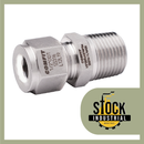 Conector macho para termocupla , paso completo (Bore through)