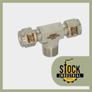 Conector Tee OD x OD x NPT-M para tubing , conexion al centro.