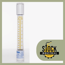 Cilindro en PVC para calibracion de bombas de dosificacion Kenco DDC, con tapa roscada